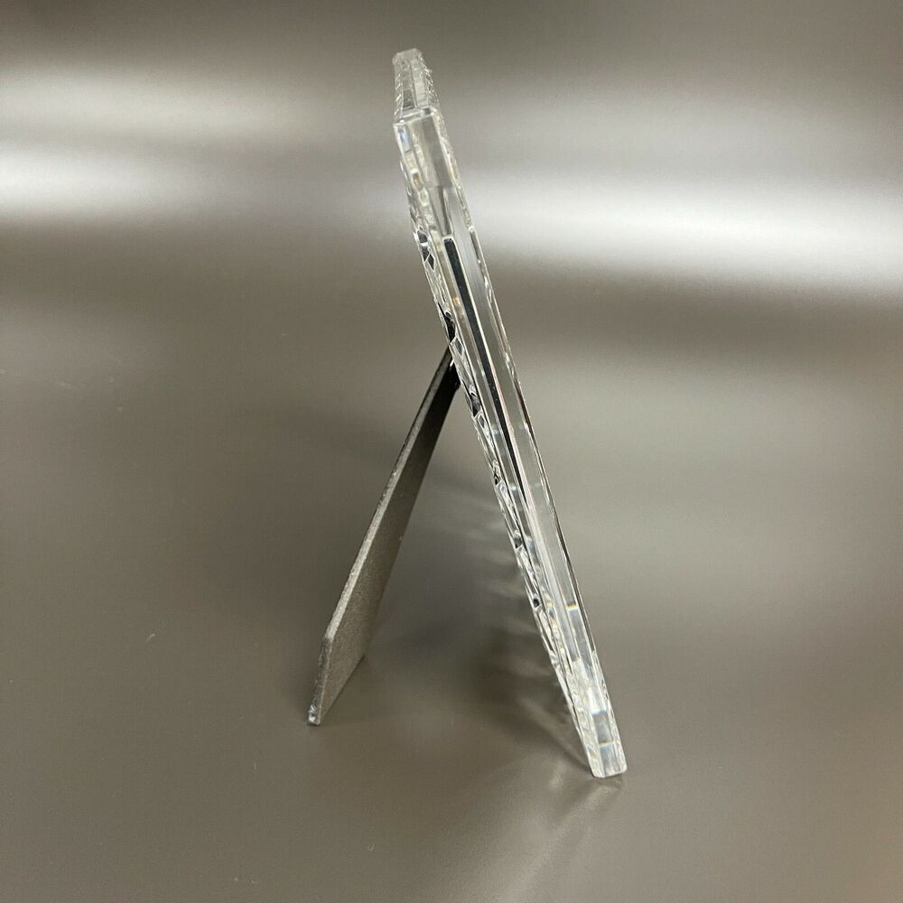 Vintage Waterford Crystal Frame Clear 8 7/8" x 6 7/8" - Picture 3 of 6